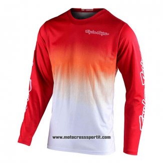 2020 Motocross Ciclismo Maglie TLD Manica Lunga Rosso