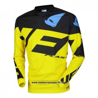 2020 Motocross Ciclismo Maglie UFO Manica Lunga Giallo