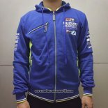 2020 Motocross Ciclismo Maglione Suzuki Manica Lunga Blu