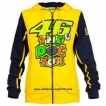 2020 Motocross Ciclismo Maglione VR 46 Manica Lunga Giallo