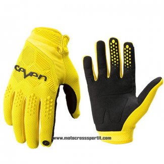 2020 Motocross Ciclismo Seven Guanti Dita Lunghe Giallo