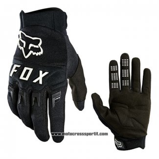 2021 Motocross Ciclismo FOX Guanti Dita Lunghe Nero