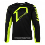 2021 Motocross Ciclismo Maglie First Racing Manica Lunga Nero Giallo