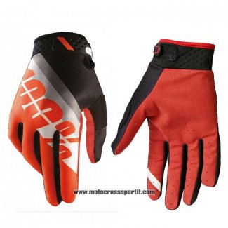 2020 Motocross Ciclismo 100 Guanti Dita Lunghe Rosso