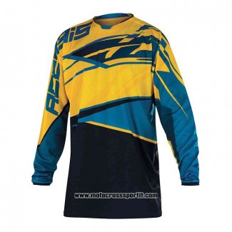 2020 Motocross Ciclismo Maglie Acerbis Manica Lunga Giallo