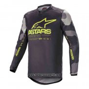 2020 Motocross Ciclismo Maglie Alpinestars Manica Lunga Nero