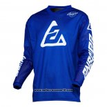 2020 Motocross Ciclismo Maglie Answer Manica Lunga Blu