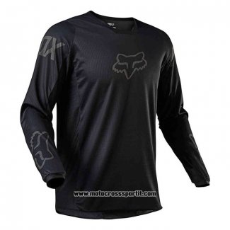 2020 Motocross Ciclismo Maglie FOX Manica Lunga Nero