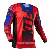 2020 Motocross Ciclismo Maglie FOX Manica Lunga Rosso