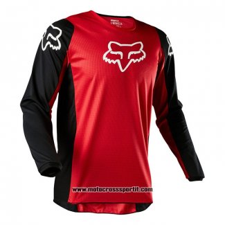 2020 Motocross Ciclismo Maglie FOX Manica Lunga Rosso