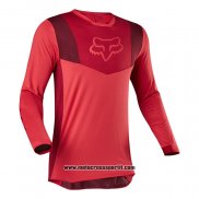 2020 Motocross Ciclismo Maglie FOX Manica Lunga Rosso