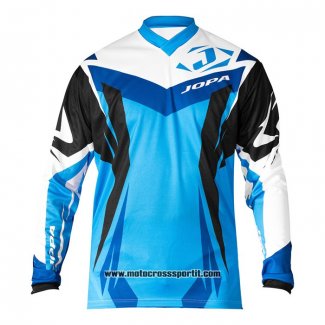 2020 Motocross Ciclismo Maglie Jopa Manica Lunga Blu