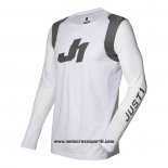 2020 Motocross Ciclismo Maglie Just 1 Manica Lunga Bianco