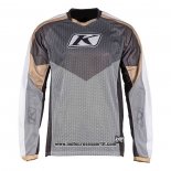 2020 Motocross Ciclismo Maglie Klim Manica Lunga Grigio