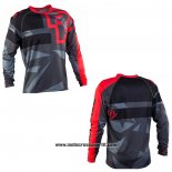 2020 Motocross Ciclismo Maglie RF Manica Lunga Rosso Grigio