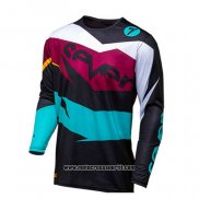 2020 Motocross Ciclismo Maglie Seven Manica Lunga Nero