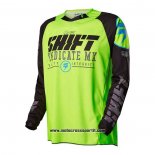 2020 Motocross Ciclismo Maglie Shift Manica Lunga Verde