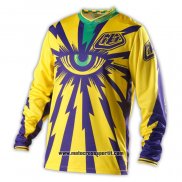 2020 Motocross Ciclismo Maglie TLD Manica Lunga Giallo