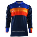 2020 Motocross Ciclismo Maglie TLD Manica Lunga Scuro Blu