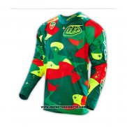 2020 Motocross Ciclismo Maglie TLD Manica Lunga Verde