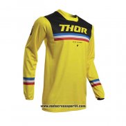 2020 Motocross Ciclismo Maglie Thor Manica Lunga Giallo