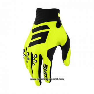 2021 Shot Motocross Ciclismo Guanti Dita Lunghe Giallo