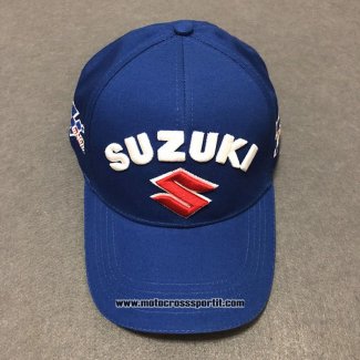 2020 Moto GP Ciclismo Suzuki Cappello Blu