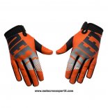 2020 Motocross Ciclismo Deft Family Guanti Dita Lunghe Arancione