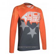 2020 Motocross Ciclismo Maglie Acerbis Manica Lunga Arancione