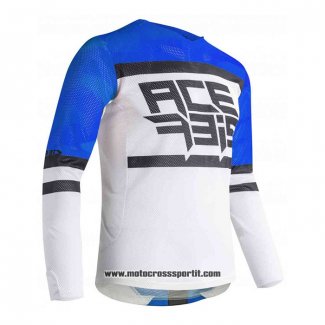 2020 Motocross Ciclismo Maglie Acerbis Manica Lunga Blu