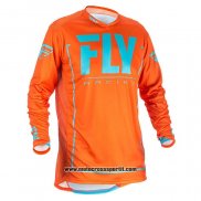 2020 Motocross Ciclismo Maglie FLY Manica Lunga Arancione