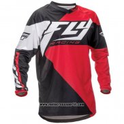 2020 Motocross Ciclismo Maglie FLY Manica Lunga Rosso Nero