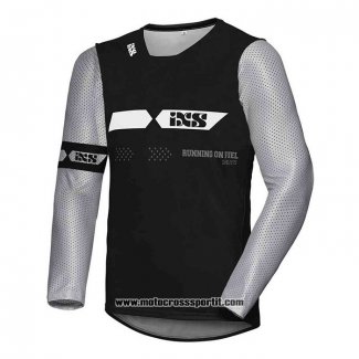 2020 Motocross Ciclismo Maglie IXS Manica Lunga Nero