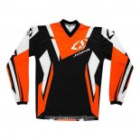 2020 Motocross Ciclismo Maglie Jopa Manica Lunga Nero Arancione