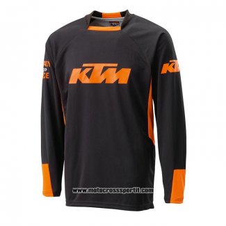 2020 Motocross Ciclismo Maglie KTM Manica Lunga Nero