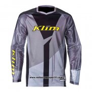 2020 Motocross Ciclismo Maglie Klim Manica Lunga Grigio