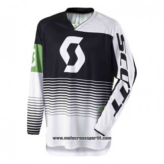 2020 Motocross Ciclismo Maglie Scott Manica Lunga Bianco