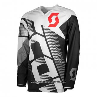 2020 Motocross Ciclismo Maglie Scott Manica Lunga Nero