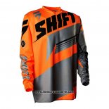 2020 Motocross Ciclismo Maglie Shift Manica Lunga Arancione