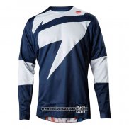 2020 Motocross Ciclismo Maglie Shift Manica Lunga Blu