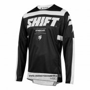 2020 Motocross Ciclismo Maglie Shift Manica Lunga Nero