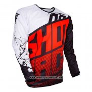 2020 Motocross Ciclismo Maglie Shot Manica Lunga Arancione