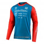 2020 Motocross Ciclismo Maglie TLD Manica Lunga Blu Rosso