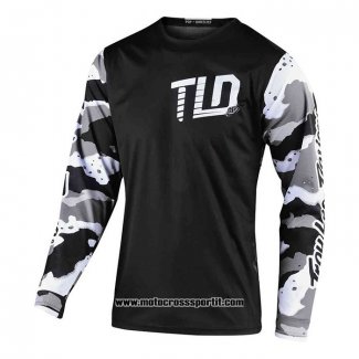 2020 Motocross Ciclismo Maglie TLD Manica Lunga Nero