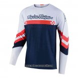 2020 Motocross Ciclismo Maglie TLD Manica Lunga Scuro Blu