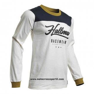 2020 Motocross Ciclismo Maglie Thor Manica Lunga Bianco