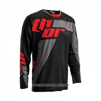 2020 Motocross Ciclismo Maglie Thor Manica Lunga Nero