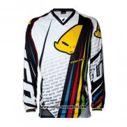 2020 Motocross Ciclismo Maglie UFO Manica Lunga Bianco