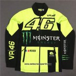 2020 Motocross Ciclismo Maglione Monster Manica Lunga Nero Giallo