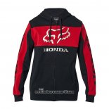 2021 Motocross Ciclismo Maglione FOX Manica Lunga Nero Rosso